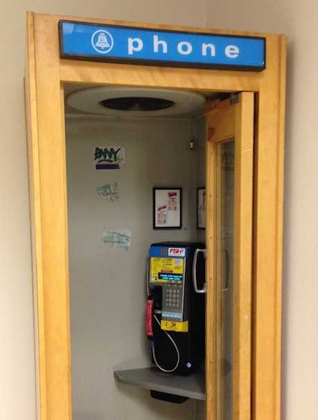 old-school phone booth
